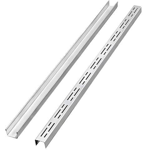Abflussrost Schmale Entwässerungsrinnen – Edelstahl-Entwässerungsset Entwässerungsrinne Abdeckung Schmale regenrinne für Beton/Pflastersteine/Terrassen/Gehwege(10x5x100cm/3.9x2x39.4in) von SRDCAIM