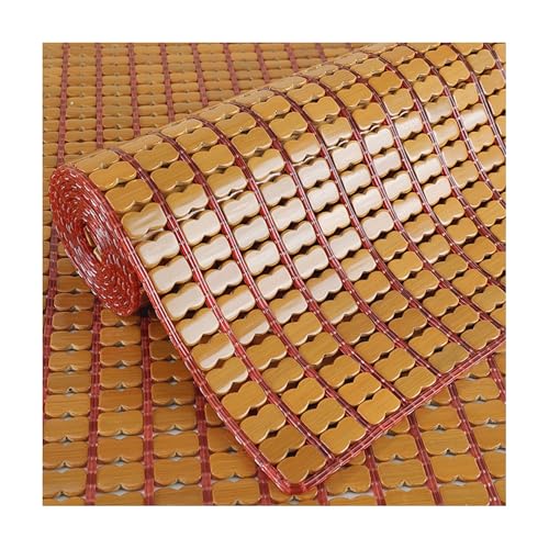 SRDCAIM Bambusmatte Natürliche Bambus-Mahjong-Sommerschlafmatte, Faltbare, kühlende Matratzenauflage für Zuhause, Doppelrippen und Doppellinien für Betten, Sofas und Böden(Khaki,80x210cm/31x83in) SRDCAIM Bambusmatte Natürliche Bambus-Mahjong-Sommerschlafmatte, Faltbare, kühlende Matratzenauflage für Zuhause, Doppelrippen und Doppellinien für Betten, Sofas und Böden(Khaki,80x210cm/31x83in) von SRDCAIM