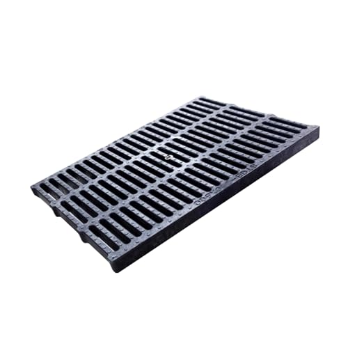 SRDCAIM Entwässerungsrinne Einfahrtsabläufe und -roste, Harzrinnen-Ablaufgarnitur, Kanalabdeckungen, unterirdische Abwassersysteme Bodenrinnenabdeckung(500x350x40mm) von SRDCAIM