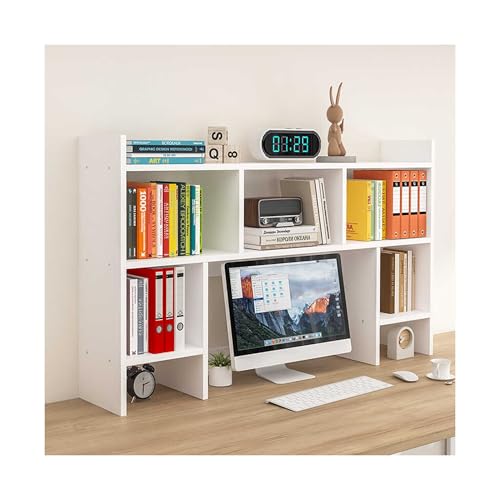 SRDCAIM Schreibtisch Regal klein Regalaufsatz Bücherregal Klein Tischregal Holz bücherregal klein Aufbewahrungsorganizer für Bücher Desktop Bücherregal für Bürobedarf, Wohnkultur(Wit,100CM/39.4in) SRDCAIM Schreibtisch Regal klein Regalaufsatz Bücherregal Klein Tischregal Holz bücherregal klein Aufbewahrungsorganizer für Bücher Desktop Bücherregal für Bürobedarf, Wohnkultur(Wit,100CM/39.4in) von SRDCAIM