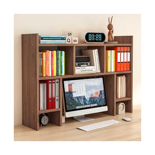 SRDCAIM Schreibtisch Regal klein Regalaufsatz Bücherregal Klein Tischregal Holz bücherregal klein Aufbewahrungsorganizer für Bücher Desktop Bücherregal für Bürobedarf, Wohnkultur(Brown,140cm/55.1in) SRDCAIM Schreibtisch Regal klein Regalaufsatz Bücherregal Klein Tischregal Holz bücherregal klein Aufbewahrungsorganizer für Bücher Desktop Bücherregal für Bürobedarf, Wohnkultur(Brown,140cm/55.1in) von SRDCAIM