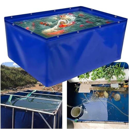 SRFTT Aquarium Pool Teich Multifunktions-Fischteich PVC-Teiche mit Ablassventil Faltbarer Fischteich Leinwand Kulturteich Aquarium Garten Farmed für Emerg SRFTT Aquarium Pool Teich Multifunktions-Fischteich PVC-Teiche mit Ablassventil Faltbarer Fischteich Leinwand Kulturteich Aquarium Garten Farmed für Emerg von SRFTT