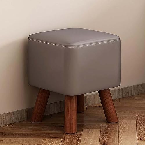 SRHIMEOS Fußhocker mit weichem Sitzkissen, Sofa hocker, Kleiner Hocker, Fusshocker Gepolstert FüR Sofa, Fußbank Pouf, für Schlafzimmer, Wohnzimmer (C 28x28x20cm) von SRHIMEOS