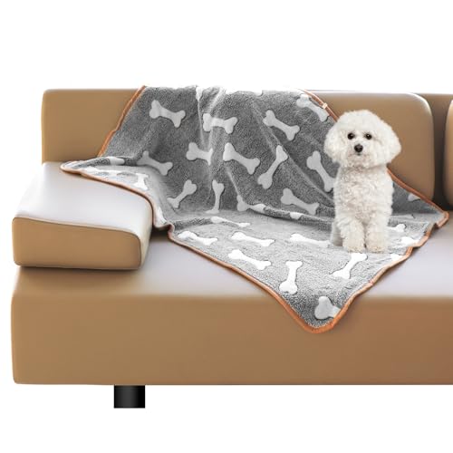 SRIZIAN 1 Stück Hundedecke, Decke für Kleine Mittlere Hunde Katzendecke Schlafmatte für Schlafsofa Boden Auto (104 x 76 cm) von SRIZIAN