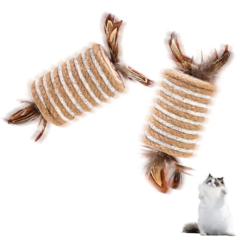 SRIZIAN Katzenspielzeug Bälle, Katze Feder Spielzeug, Katze Spielzeug Bälle mit Feder, Interaktive Cat Toy Kätzchen Spiel Sport Chase Training SRIZIAN Katzenspielzeug Bälle, Katze Feder Spielzeug, Katze Spielzeug Bälle mit Feder, Interaktive Cat Toy Kätzchen Spiel Sport Chase Training von SRIZIAN