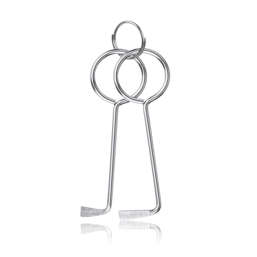 SRJQXH 2 Stück Profi Dietrich Set - Buntbartschlüssel Universal - Schloss Knacken Set, Universalschlüssel für Zimmertüren, Öffnet Nahezu Jede Tür, Türöffner Werkzeug von SRJQXH