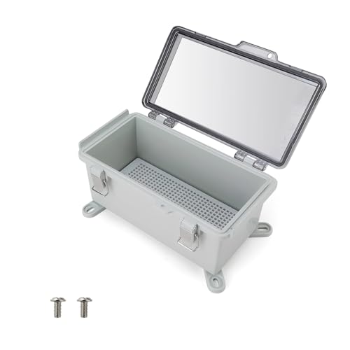 SRJQXH Verteilerdose Außen Wasserdicht 210 x 110 x 100mm, Aufputz Verteilerkasten IP66 Wasser und Staubdicht, Abzweigdose Kann für Schutz Stromversorgungen Kabel Signalanlagen Verwendet Werden von SRJQXH