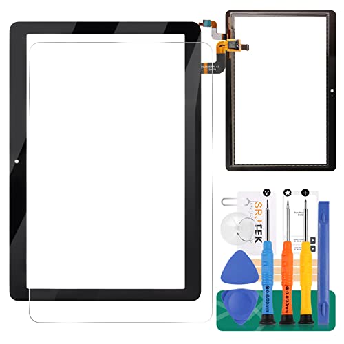 Für Huawei MediaPad T3 10 9,6 Zoll Touchscreen Sensor Digitizer für AGS-W09 AGS-L09 Touchscreen mit Kit (kein LCD-Display) (schwarz) von SRJTEK