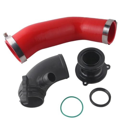 SRKATI Auto Ansaugrohr Ansaugschlauch Turbo Einlasskrümmer Turbo Schalldämpfer Passend für VW Golf MK7 R Passend für Audi V8 MK3 A3 S3 TT MK3 2.0T Luftfilter(Black) von SRKATI
