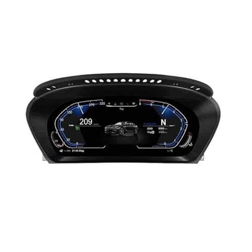 SRKATI Smart Speedometer Passend für BMW X5 E70 X6 E71 E60 E61 (2003–2009). Tachometer-LCD-Instrumententafel, 12,3 Zoll Digitale Instrumententafel(BMW E70(2003-2013)) von SRKATI