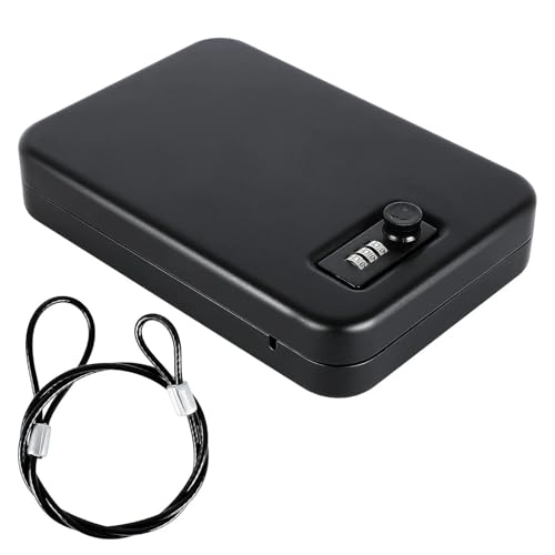 Safes Möbeltresor Waffentresor, Tragbarer Kleiner Reise-Pistolentresor Aus Massivem Stahl, Pistolen-Schließfach, Auto-Waffentresore, Heimmedikamente Safes Möbeltresor Waffentresor, Tragbarer Kleiner Reise-Pistolentresor Aus Massivem Stahl, Pistolen-Schließfach, Auto-Waffentresore, Heimmedikamente von SRKATI