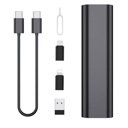 SRLWMYI USB C Adapter Set 6 in 1 60W Multi USB C auf Lightning Adapter Set mit Aufbewahrungskoffer mit USB-A Micro-USB Lightning TF und SIM-Kartensteckplatz für Reisen und Unterwegs SRLWMYI USB C Adapter Set 6 in 1 60W Multi USB C auf Lightning Adapter Set mit Aufbewahrungskoffer mit USB-A Micro-USB Lightning TF und SIM-Kartensteckplatz für Reisen und Unterwegs von SRLWMYI