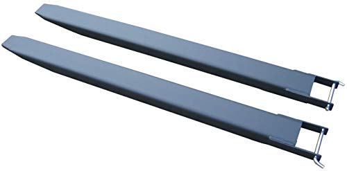 Gabelverlängerung für Stapler Frontlader 1 Paar 220cm Zinkenverlängerung Schwarz von Srm-Design