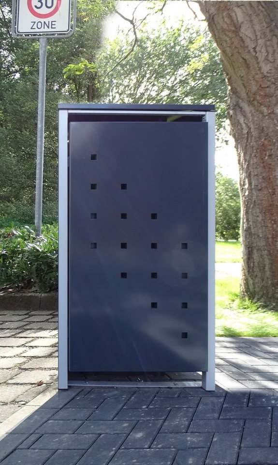 SRM Design Mülltonnenbox 1 Mülltonnenbox Modell No.3 Anthrazitgrau 240L von SRM Design