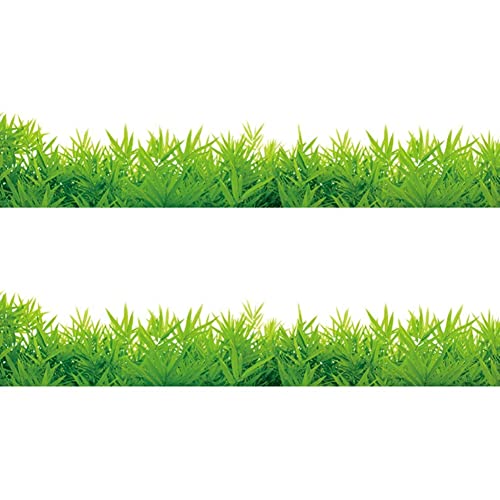 SRMAN 2X DIY Grün Grass Wandaufkleber Removable Wall Decor Wasserdichte Schlafzimmer Wandtattoo von SRMAN