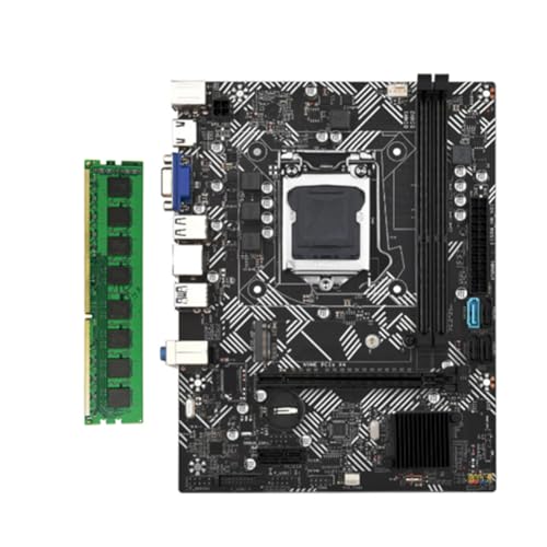 SRMAN B75M Desktop-Motherboard mit 1 x DDR3 1600 MHz 8G RAM LGA 1155 wie abgebildet Kunststoff + Metall für I3 I5 I7 CPU USB 3.0 3.0 von SRMAN