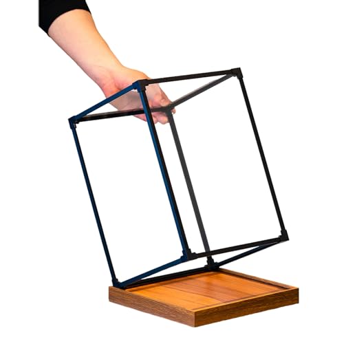 Acryl Vitrine Schaukasten Rechteckige Vitrine 10 20 30 40 50 60 70 80 cm, abnehmbare Acryl-Schattenbox für Sammlerstücke/Spielzeug/Ornamente/Modelle, stapelbarer Vitrinen-Organizer(4x4x8in/10x10x20cm) von SRNSAEB