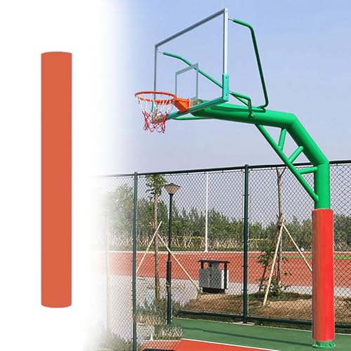 Basketballpfostenpolster High Visibility Padding to Wrap Around Metal Pole, High Custom Basketball Hoop Padding with Nylon Fastener, UV-resistant Basement Canopy Gym Facility Garage Column Pads(Orange Basketballpfostenpolster High Visibility Padding to Wrap Around Metal Pole, High Custom Basketball Hoop Padding with Nylon Fastener, UV-resistant Basement Canopy Gym Facility Garage Column Pads(Orange von SRNSAEB