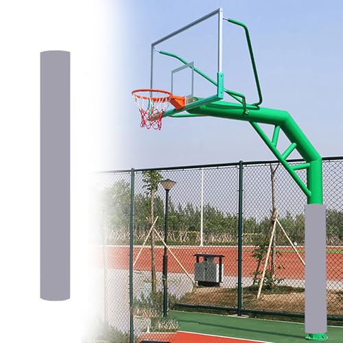 Basketballpfostenpolster High Visibility Padding to Wrap Around Metal Pole, High Custom Basketball Hoop Padding with Nylon Fastener, UV-resistant Basement Canopy Gym Facility Garage Column Pads(Gray,D Basketballpfostenpolster High Visibility Padding to Wrap Around Metal Pole, High Custom Basketball Hoop Padding with Nylon Fastener, UV-resistant Basement Canopy Gym Facility Garage Column Pads(Gray,D von SRNSAEB