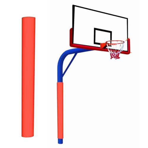 Basketballpfostenpolster High Visibility Padding to Wrap Around Metal Pole, High Custom Basketball Hoop Padding with Nylon Fastener, UV-resistant Basement Canopy Gym Facility Garage Column Pads(Red,Di Basketballpfostenpolster High Visibility Padding to Wrap Around Metal Pole, High Custom Basketball Hoop Padding with Nylon Fastener, UV-resistant Basement Canopy Gym Facility Garage Column Pads(Red,Di von SRNSAEB
