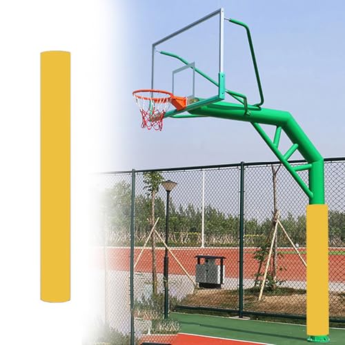 Basketballpfostenpolster High Visibility Padding to Wrap Around Metal Pole, High Custom Basketball Hoop Padding with Nylon Fastener, UV-resistant Basement Canopy Gym Facility Garage Column Pads(Yellow Basketballpfostenpolster High Visibility Padding to Wrap Around Metal Pole, High Custom Basketball Hoop Padding with Nylon Fastener, UV-resistant Basement Canopy Gym Facility Garage Column Pads(Yellow von SRNSAEB