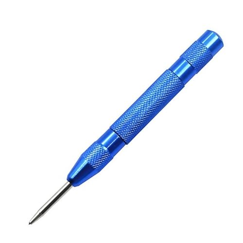 SROUPSUTKK 1 Stück 5 Zoll automatischer Körner – Hochleistungs-Stanzwerkzeug aus Stahl for Feder for Metall, Holz, Glas, Kunststoff Bohrer(Blue) von SROUPSUTKK