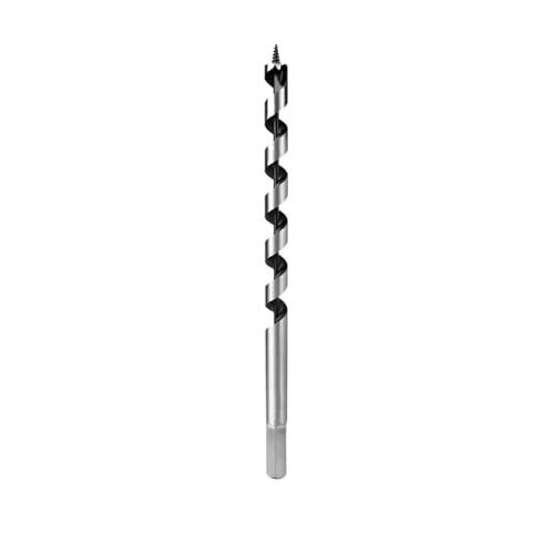 SROUPSUTKK 1 stück Schlangenbohrer 9 Zoll Lange Holzbohrer Holzbearbeitungs-Bits 6/8/10/12/14mm Schaft Zimmermannshammer Werkzeug Bohrer(6mm) von SROUPSUTKK