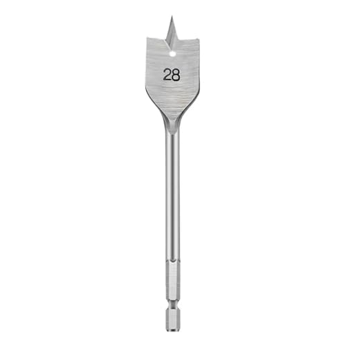 SROUPSUTKK 1 stücke 6-50mm Flache Bohrer High-carbon Stahl Holz Set Holzbearbeitung Spaten Bits Langlebig holzbearbeitung Werkzeug Bohrer(28mm) von SROUPSUTKK