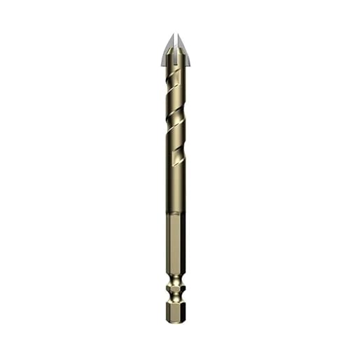 SROUPSUTKK 3–12 mm Kreuzsechskant-Fliesenbohrer, Hartmetalllegierung, Kreuzfliesenbohrer, multifunktionale Bohrwerkzeuge for Glas, Metall, Keramik Bohrer(8mm) von SROUPSUTKK