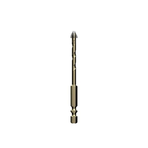 SROUPSUTKK 3–12 mm Kreuzsechskant-Fliesenbohrer, multifunktionaler Kreuzfliesen-Legierungsbohrer, Lochöffner, Bohrwerkzeug for Glas, Metall, Keramik Bohrer(5mm) von SROUPSUTKK