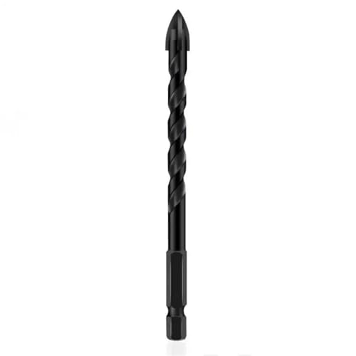 SROUPSUTKK 3-12mm Kreuz Hex Fliesen Bohrer Bits Set for Glas Keramik Beton Loch Opener Ziegel Harte Legierung Dreieck Bit tool Kit Bohrer(4mm) von SROUPSUTKK