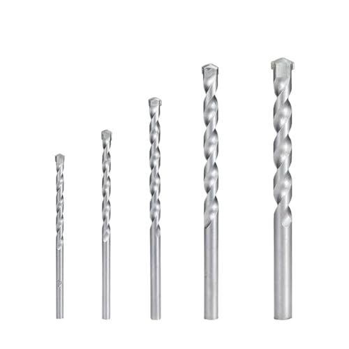 SROUPSUTKK Bohrer, 3–10 mm, Mauerwerksbohrer, Hartmetall-Pistolenbohrer for Bohren von Ziegeln, Beton, Marmor, Fliesen und Steinen Bohrer(5pcs) von SROUPSUTKK