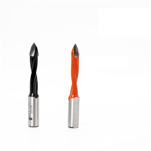 SROUPSUTKK Bohrer aus Wolframkarbidlegierung, for die Holzbearbeitung, Durchgangslochbohrer, CNC-Fräser, Durchmesser 5–12 mm, for Bohren von Löchern, 70 Länge Bohrer(10.0x70R) von SROUPSUTKK