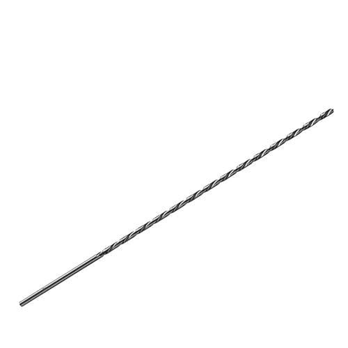 SROUPSUTKK Extra langer HSS-Bohrer for geradem Schaft, Elektrowerkzeug for Metall und Edelstahl, Bohrdurchmesser 2–6 mm, Länge 160–300 Bohrer(6MM 300MM) von SROUPSUTKK
