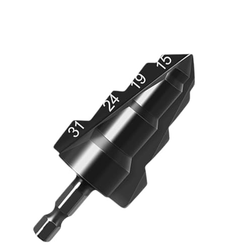 SROUPSUTKK Hebe-Stufenbohrer, Sechskantschaftbohrer, 1,27 cm, 3/4 Zoll, 2,54, Wasserrohr-Erweiterungsbohrer for die Erweiterung von PVC-Wasserrohrlöchern Bohrer SROUPSUTKK Hebe-Stufenbohrer, Sechskantschaftbohrer, 1,27 cm, 3/4 Zoll, 2,54, Wasserrohr-Erweiterungsbohrer for die Erweiterung von PVC-Wasserrohrlöchern Bohrer von SROUPSUTKK