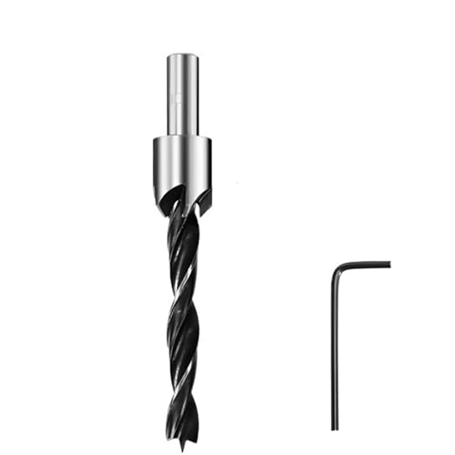 SROUPSUTKK Senker Bohrer Set Reibahle Holzbearbeitung Fase Pliot Loch Cutter Schraube 4/5/6/7/8/10mm HSS Bohrer(10MM Silver) von SROUPSUTKK