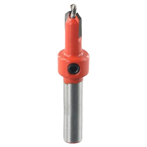 SROUPSUTKK Senker-Bohrer-Stopper for rundem Schaft for die Holzbearbeitung, selbstschneidende Schraube, Kegelbegrenzung, Senkbohrer for Bohrer(2.8X8) von SROUPSUTKK