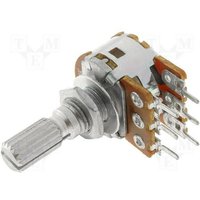 1K double Logarithmisches Potentiometer Metallschaft 6mm 1K double Logarithmisches Potentiometer Metallschaft 6mm von SRPASSIVES