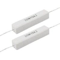 Axialer gewickelter Widerstand 10R 20W 5%. von SRPASSIVES