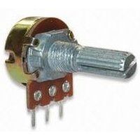 Srpassives - potentiometer 1K Logarithmisch Kurzer Schaft Stranggepresstes Metall von SRPASSIVES