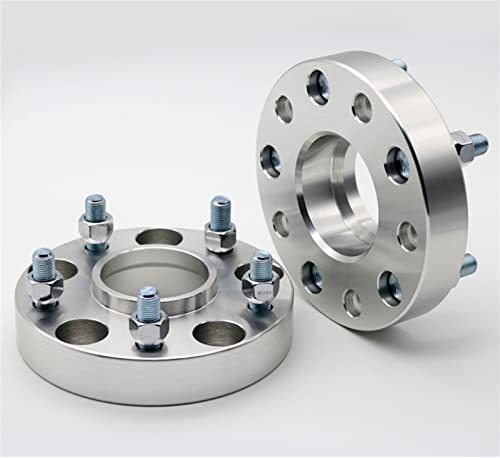 2 Stück PCD 5 X 115 CB 71,6 Mm Spurverbreiterungsadapter Für Chrysler 300 300C 300M Für Concorde LHS M12xP1.5 Oder M14xP1.5 Auto Distanzscheiben(2PCS 30mm M12xP1.5) von SRQORT