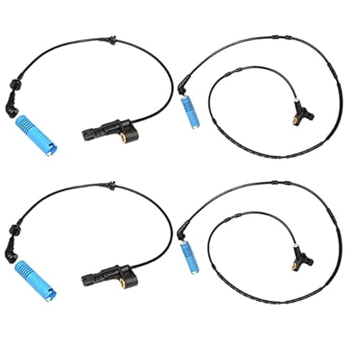 ABS Raddrehzahlsensor 4Pcs Vorne + Hinten Auto Rad Geschwindigkeit Sensor Für E46 316 318 320 330 Z4 E85 E86 34526752681 34526752682 34526752683 Sensor Raddrehzahl von SRQORT