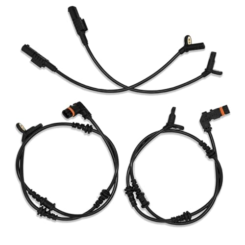 ABS Raddrehzahlsensor 4Pcs Vorne Hinten ABS Rad Geschwindigkeit Sensor Für Mercedes Für Benz W164 ML350 ML320 GL350 GL450 R350 1645400717 + 1645400917 Sensor Raddrehzahl von SRQORT
