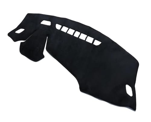 Armaturenbrett-Abdeckmatte Für Chevy Für Trax 2024 2025 Dash Mat Dashmat Sonnenschirm Schutz Teppich Auto Dashboard Matte Dashboard Cover Pad(LHD Black) von SRQORT