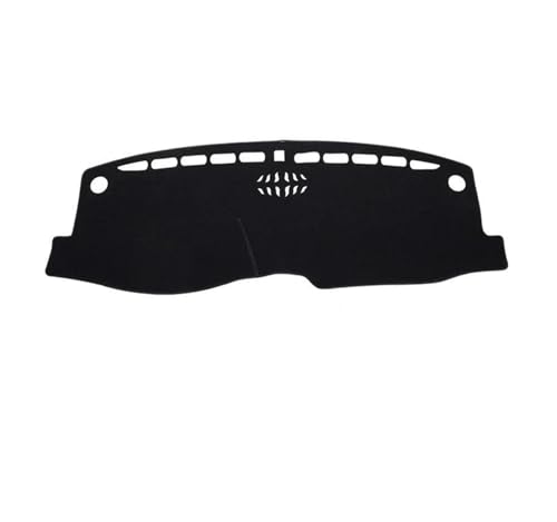 Armaturenbrett-Abdeckmatte Für Ford Für Focus MK4 2018 2019 2020 2021 2022 2023 Dash Mat Dashmat Sonnenschirm Schutz Teppich Auto Dashboard Matte Dashboard Cover Pad(LHD Black) von SRQORT