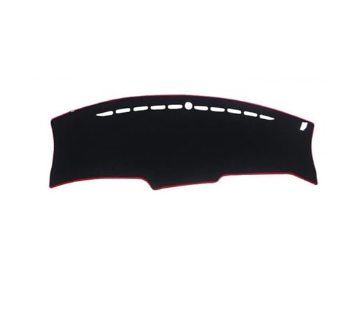 Armaturenbrett-Abdeckmatte Für Hyundai Für Tucson NX4 2021-2024 Armaturenbrettmatte Sonnenschutz Instrument Schreibtisch Rutschfestes Pad Zubehör Dashboard Cover Pad(A Red SideRHD) von SRQORT
