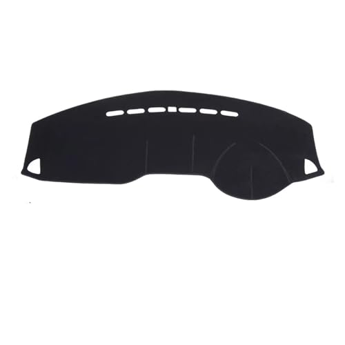 Armaturenbrett-Abdeckmatte Für Mitsubishi Für ASX RVR Für Sport 2010-2022 Auto Dashboard Matte Dash Mat Dashmat Sonnenschutz Schutz Teppich Dashboard Cover Pad(Black RHD) von SRQORT