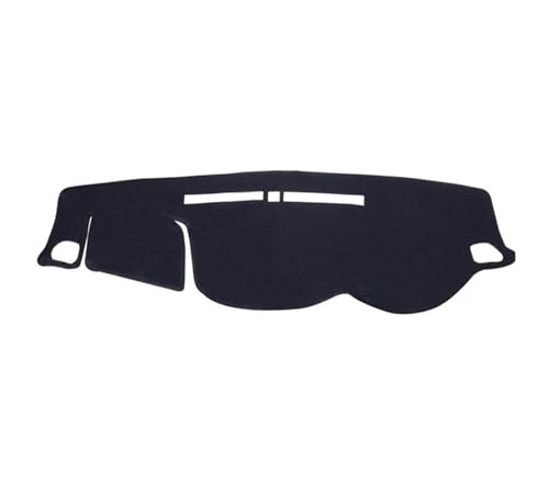 Armaturenbrett-Abdeckmatte Für Mitsubishi Für Triton 2015-2023 Dash Pad Dashmat Sonnenschirm Schutz Teppich Auto Dashboard Matte Dashboard Cover Pad(RHD Black) von SRQORT