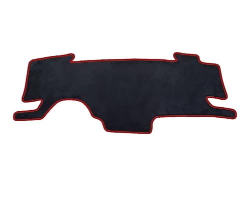 Armaturenbrett-Abdeckmatte Für Nissan Für Note 2021-2024 E13 E-Power Auto Dashboard Matte Dash Mat Dashmat Sonnenschirm Schutz Teppich Dashboard Cover Pad(LHD RED) von SRQORT
