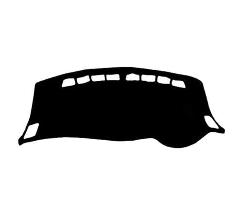 Armaturenbrett-Abdeckmatte Für Nissan Für Sentra Für Sylphy Für Pulsar 2013-2019 Innen Armaturenbrett Sonnenschutz Teppich Zubehör Abdeckung Matte Pad Dashboard Cover Pad(Black(Black Edge) RHD) von SRQORT